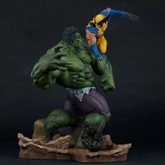Hulk VS. Wolverine PVC Figure Statue Model Toy Collection Christmas Gift Toy