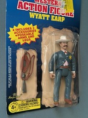 Vintage Imperial Toys Legends of the Wild West Wyatt Earp Figure 1991 Sealed