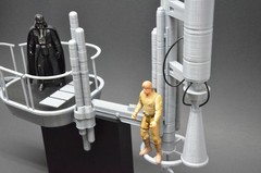 STAR WARS BESPIN DUEL PLAYSET CUSTOM DIORAMA 1:18 3.75″ SCALE FIGURE