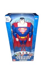Mattel Justice League Superman 10″ Action Figure (2003) New Factory Sealed.