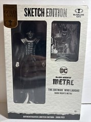 DC Multiverse Gold Label Sketch Edition Dark Knights Metal Batman Who Laughs