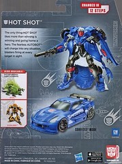 TRANSFORMERS AGE OF EXTINCTION GENERATIONS DELUXE CLASS AUTOBOT HOT SHOT FIGURE