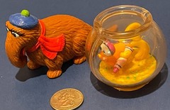 Snuffleupagus or Dorothy The Goldfish In Fish Bowl Sesame Street Elmo’s World