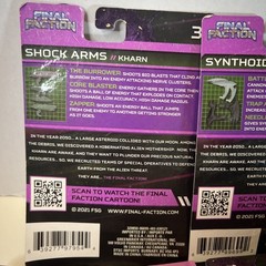 Final Faction Weapons Pack Lot Shock Arms Evolution Synthoid Scourge – Lot Of 15