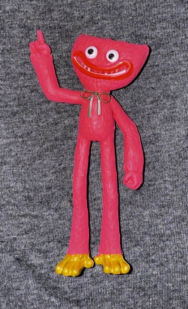 Poppy Playtime Red Pink Gold Scary Huggy Wuggy Bendy Action Figure No Box