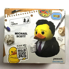 (1) Mini Tubbz Michael Scott The Office Rubber Duck Approx 2″ High NEW!!!!
