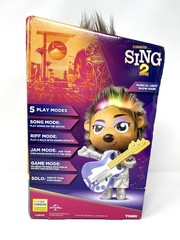 Sing 2: Riff-Rock Ash Plush Toy – Rockin’ Interactive Toy – 12” Tall – 4 Years+