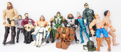 Large Mixed Lot Of Vintage Action Figures As Is For Parts Or Repair
