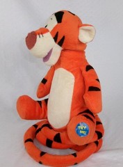 Disney Bouncing Singing Head Turns 13″ Tigger Winnie the Pooh Just Play WORKS