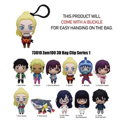 Zom 100 Bucket List of the Dead Figural Keyring Blind Bag Mystery Pack 1 Random