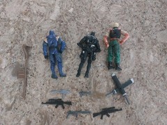 G.I. JOE Spy Troops the Movie Pack and 3.75 action figure 3-pack with Snake Ey
