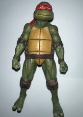 NECA 1990 Teenage Mutant Ninja Turtles Raphael GameStop Exclusive Complete