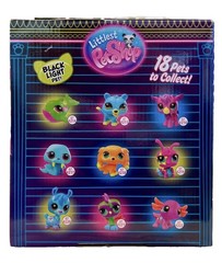 LITTLEST PET SHOP BLACK LIGHT EXCLUSIVE UNRELEASED SERIES 1 BLIND BOX [17 PACKS]