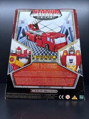 Hasbro Transformers Titanium Series Optimus Prime Fire Truck Die Cast NIB