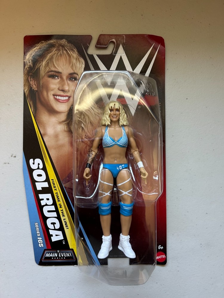 WWE Sol Ruca Main Event Series 165 First Time in The Line Action Figure HTF