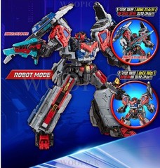 Metal Cardbot W Season3 HEAVY IRON W Transformer Robot Trailer Truck Toy 2025