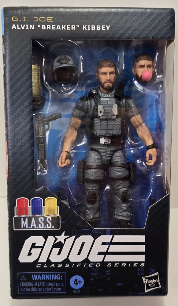 New GI Joe Classified Alvin “Breaker” Kibbey #158 Action Figure M.A.S.S. Hasbro