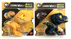 “Jurassic World” Indoraptor & Tyrannosaurus rex, Mighty Little Biters Mattel New