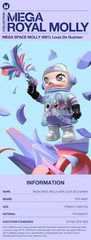POP MART MEGA SPACE MOLLY 400% – LOUIS DE GUZMAN