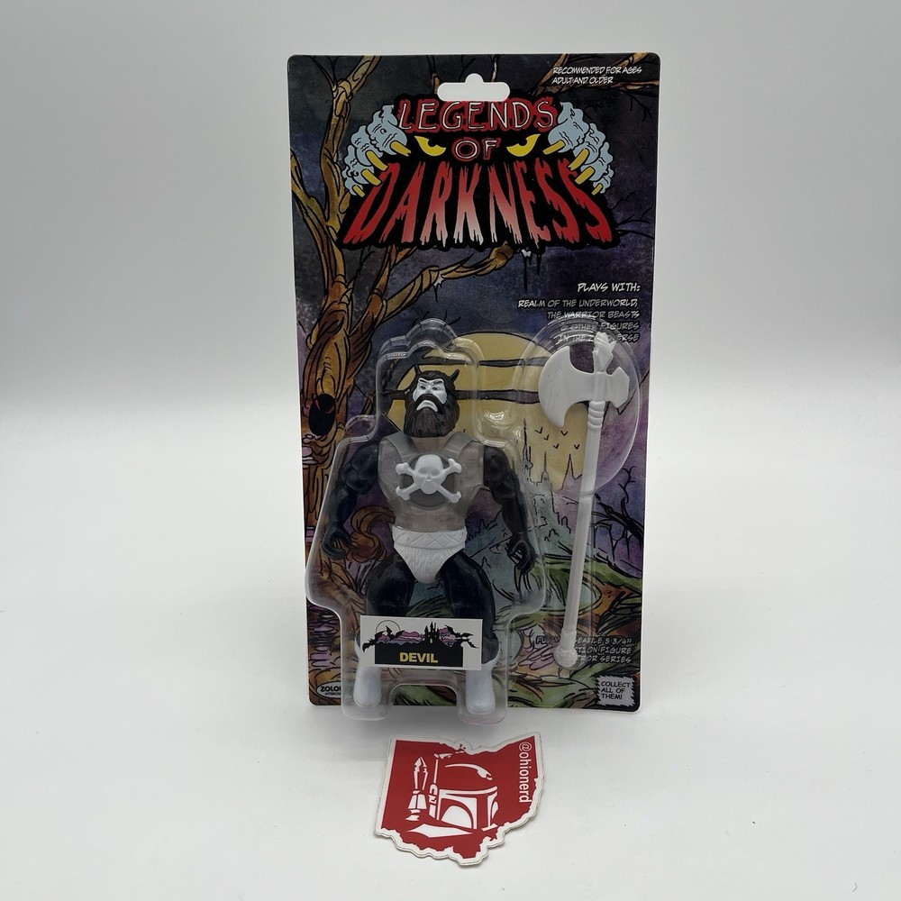 Zoloworld Legends of Darkness Devil Action Figure MOTU Remco Speclatron KO New