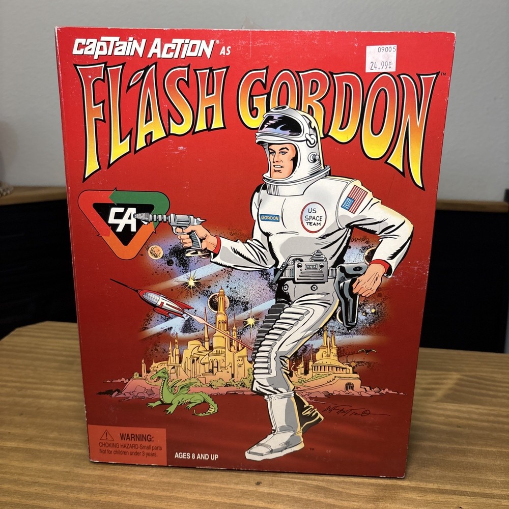 NEW CAPTAIN ACTION AS FLASH GORDON FIGURE PLAYING MANTIS HERO SERIES! a43