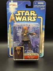 Star Wars Attack of the Clones Action Figure 2002 #02/12 Plo Koon – Arena Battle