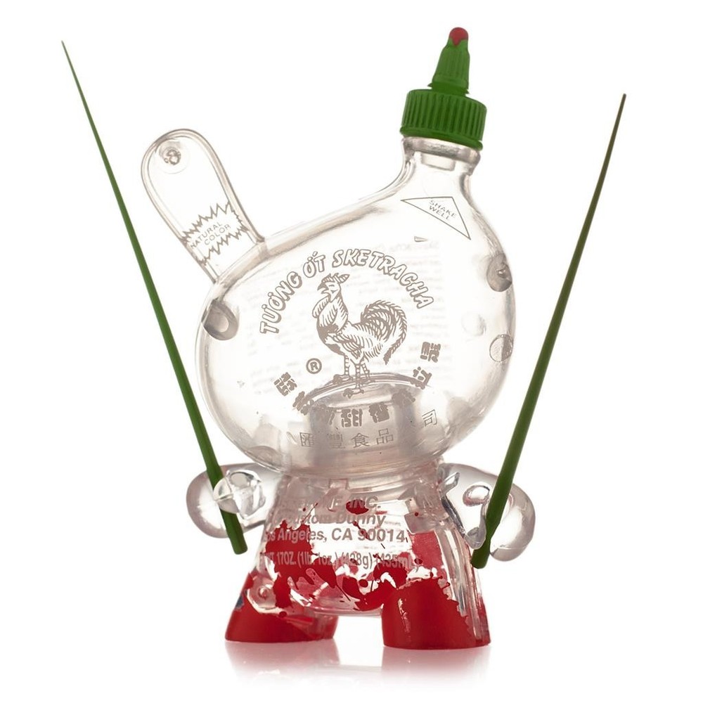 SKETRACHA 3″ DUNNY EMPTY CLEAR VERSION DESIGNER VINYL MINI FIGURE KIDROBOT