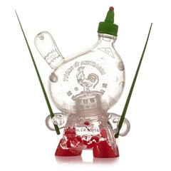 SKETRACHA 3″ DUNNY EMPTY CLEAR VERSION DESIGNER VINYL MINI FIGURE KIDROBOT