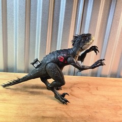 Jurassic World Scorpios Rex Light-Up Roaring Dinosaur Figure Mattel 14.5in Toy