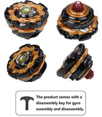 Burst Beyblade CX-11 Emperor Might Deck Black Orange Spinning Top Gyro Toy Gift