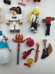 Roblox Mini Figure Lot 20+ Characters Accessories Toys Collectibles Mixed Set