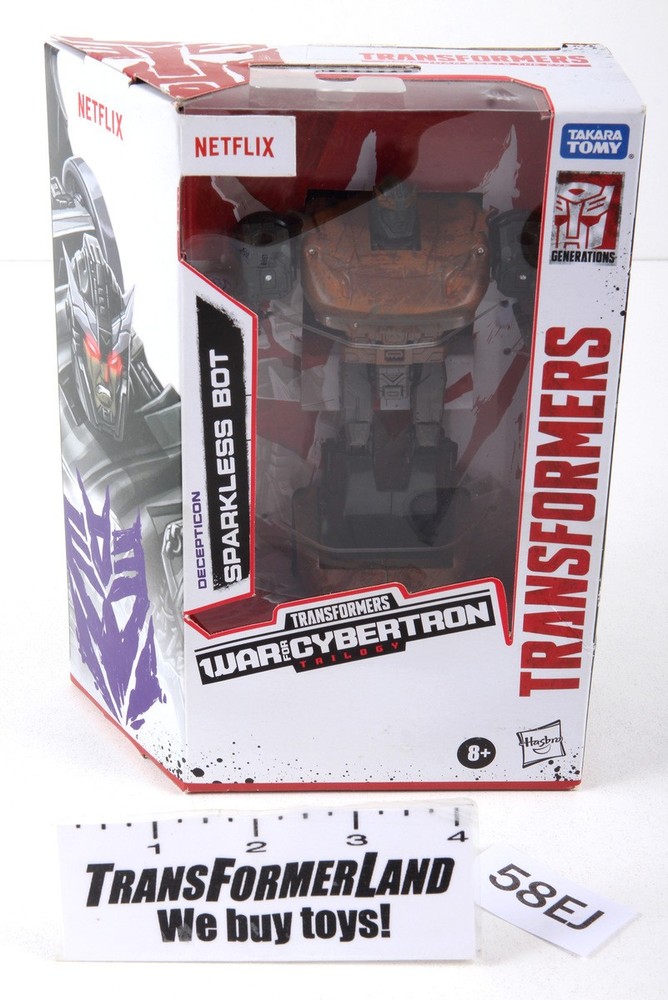 Transformers Netflix Deluxe Decepticon Sparkless Bot Sealed MISB MOSC