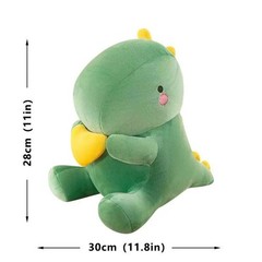 Cute Dinosaur Plush Toy Soft Stuffed Animal Rebound Doll Kids Gift Decor