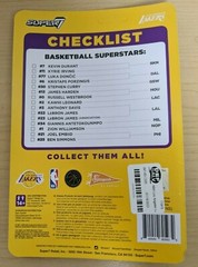 LeBRON JAMES Los Angeles Lakers Super7 3.75 inch Action Figure NBA
