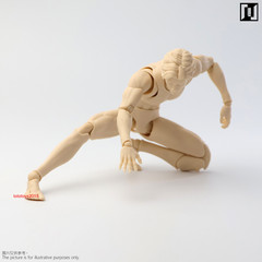US Mirrfig MF001 1/12 Male Pale /Yellow thin Super Flexible Head Figure Body