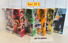 S.H.Figuarts One Piece Luffy Zoro Nami Usopp Sanji Set of 5 Romance Dawn New