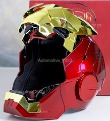 US! AUTOKING Iron Man MK5 1:1 Helmet Wearable Voice-control Children’s Day Gift