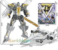 Tobot V GD Cyclone Hawk Aircraft Transforming Robot Vehicle Action Toy 8.7″