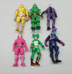 Fortnite 4″ Action Figures Lot Of 6 Loose No Accessories