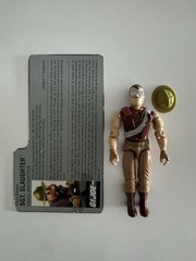 GI Joe 1988 WARTHOG w/ Sgt Slaughter COMPLETE+ Blueprints File Card 🔥No Breaks