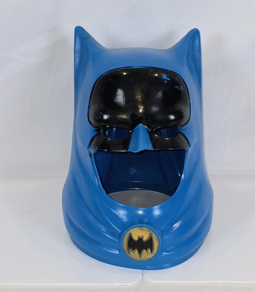 Batman Mask 1966 Ideal Toy Corp Adam West Cowl Helmet Vintage DC Comics