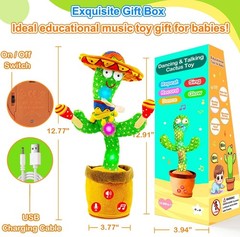 Interactive Singing & Mimicking Cactus Toy – Perfect Baby Gift for All Occasions