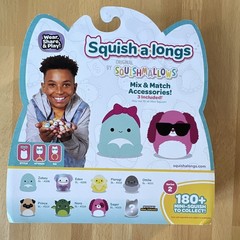 2-pk Squishmallows Series 1 Figure Set w/ RingCollector’s Edition