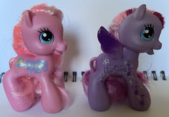 MLP My Little Pony 3 Twice-as-Fancy Ponies + Sparkly Pony Pinkie Pie Gen 3.5 Lot