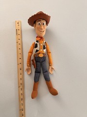 Disney Pixar Toy Story Woody 16 in Figure w/ Removable Hat Multicolor