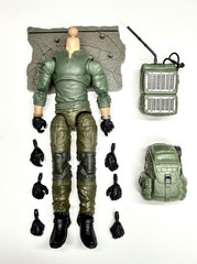 Valaverse The Black Action Force Vane Body Backpack Stand Custom Figure Fodder