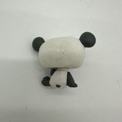 Littlest Pet Shop Panda Bear LPS #89 Gray & White Purple Pink Eyes Red Magnet