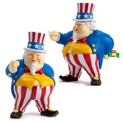 KidRobot UNCLE SCAM 8 Inch Vinyl Figure Red, White Blue Edition by Ron English