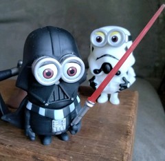 Rare Minions Star Wars Figures Darth Vader Maul Jedi Stormtrooper