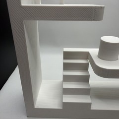 White Smiski Toy House Display With Furniture Mini House Display, Smiski Display